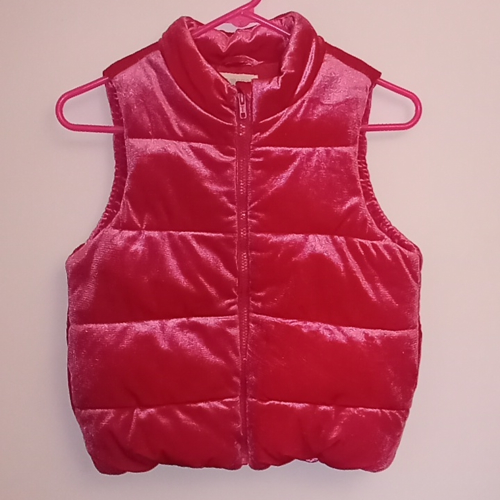 Gymboree Go Outside Collection Pink Puffer Vest Size XL 14